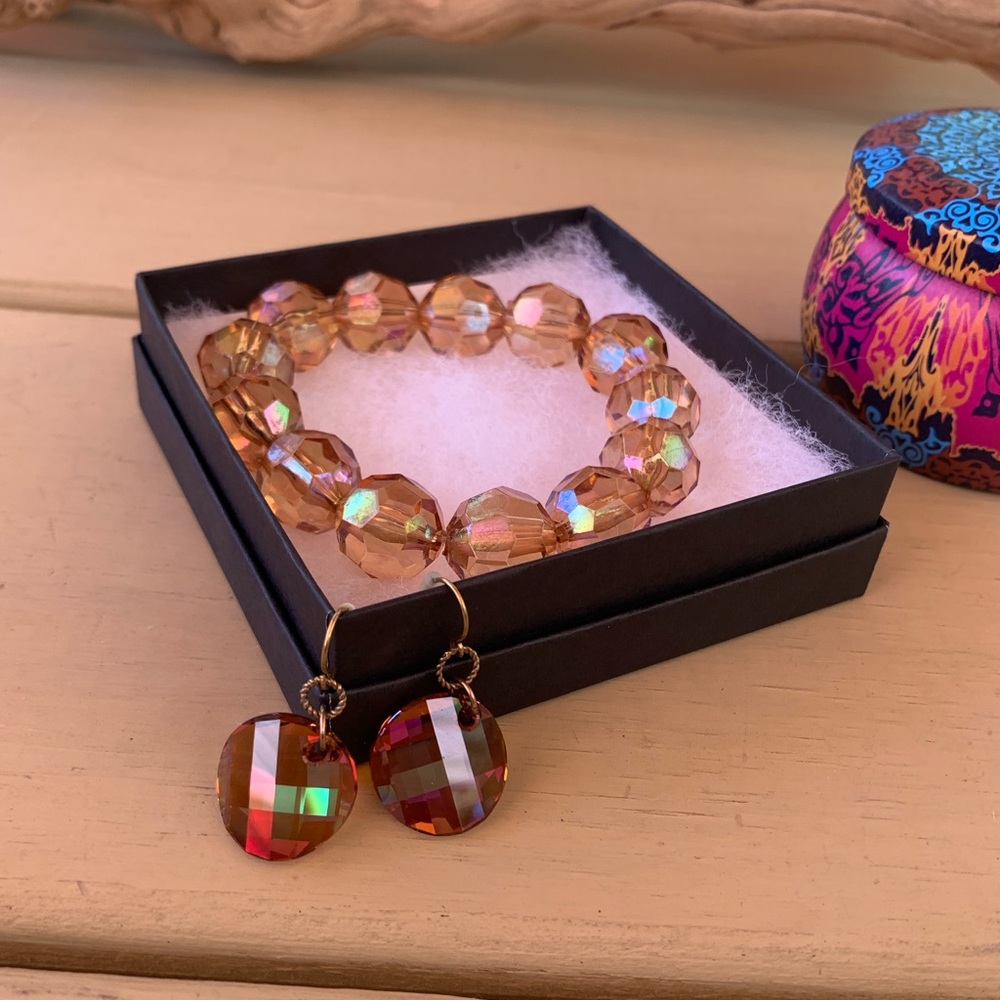 🎁Iridescent/Multicolored Stretch Bracelet